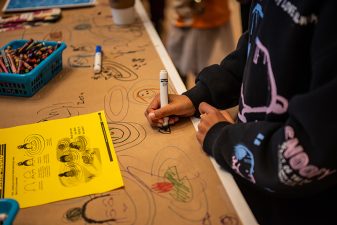 markers at jack's booth Kids' Day-Journée jeunesse! - AfterWords Literary Festival - © Photo Credit @stoometzphoto-77